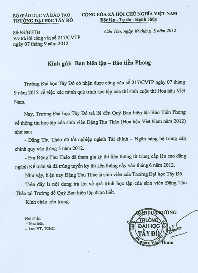 Công[-]văn[-]trả[-]lời[-]về[-]quá[-]trình[-]học[-]vấn[-]của[-]Hoa[-]hậu[-]Đặng[-]Thu[-]Thảo[-]do[-]đại[-]học[-]Tây[-]Đô[-]gửi[-]cho[-]ban[-]tổ[-]chức[-]cuộc[-]thi[-]Hoa[-]hậu[-]Việt[-]Nam[-]2012.